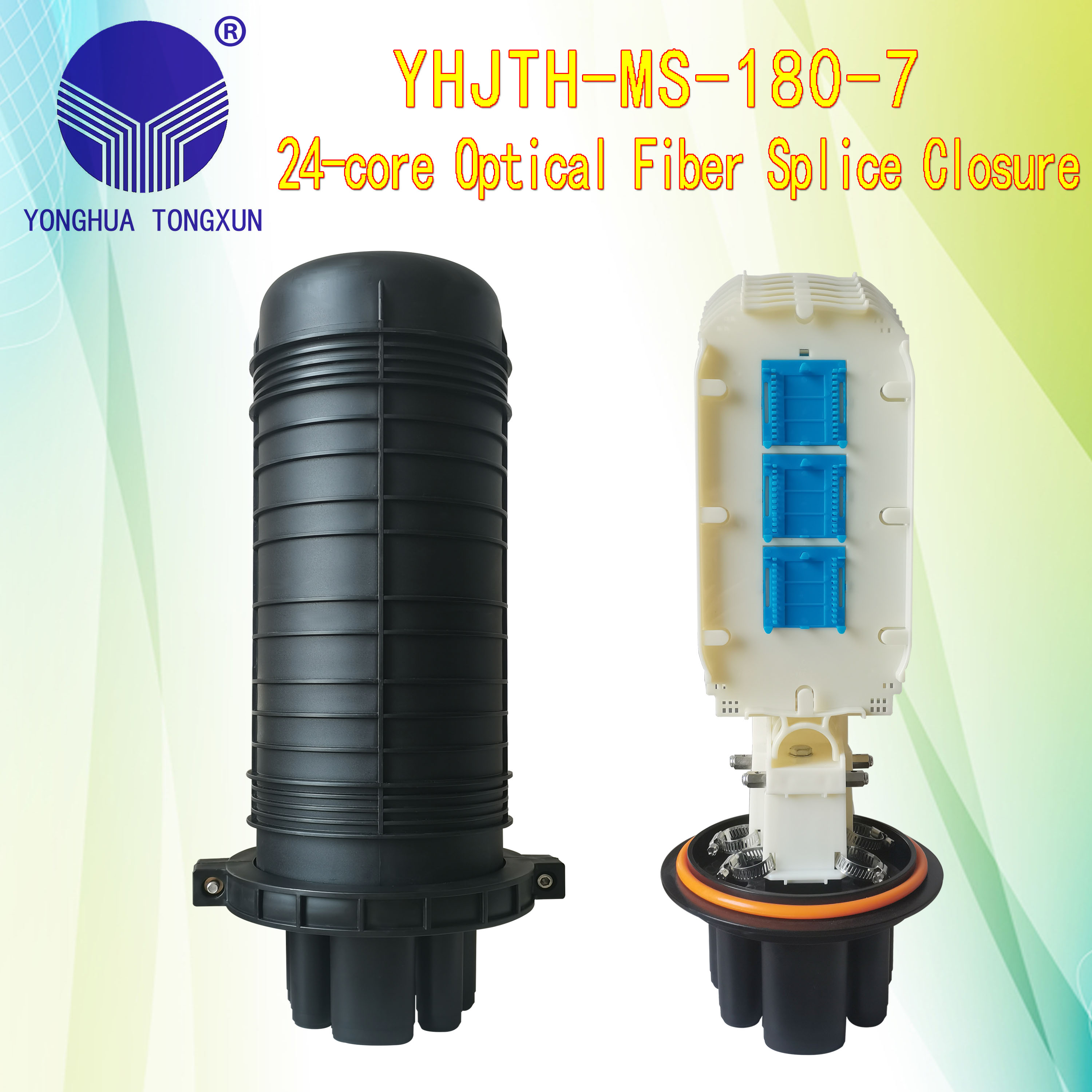 YHJTH-MS-180-7 24-core Optical Fiber Splice Closure