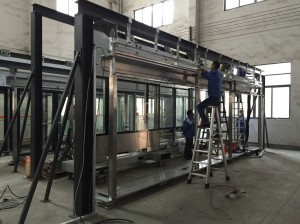 Installation and test site of platform screen door

3